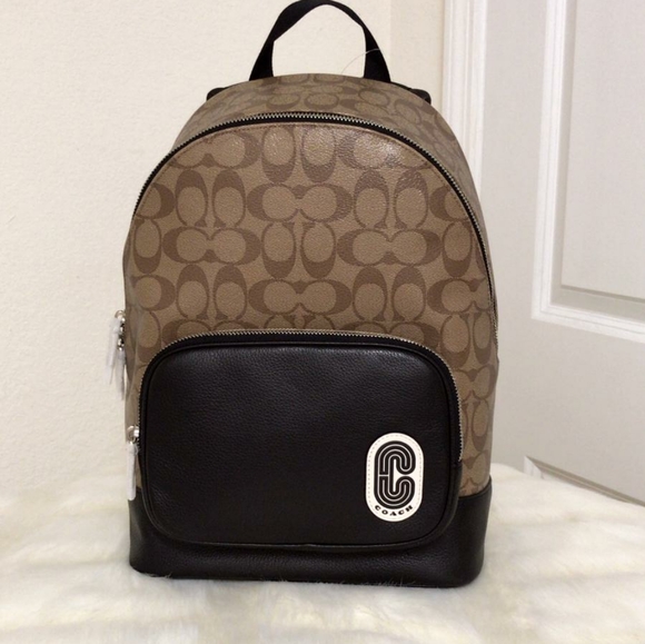 court backpack with coach patch